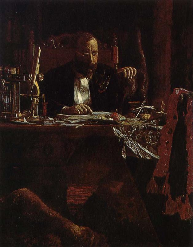 Thomas Eakins The Professor oil painting picture